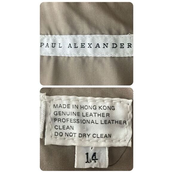 Genuine Suede Leather Maxi Skirt w Lace Hem 14 - Picture 8 of 15